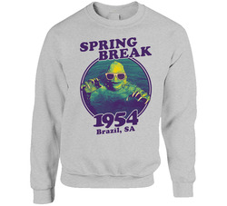 Spring Break 1954 Brazil Creature From The Black Lagoon Sweater Crewneck Sweatshirt