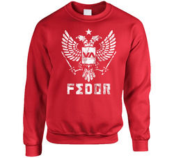 Fedor Emelianenko Mma Fighter Crest Sweater Crewneck Sweatshirt