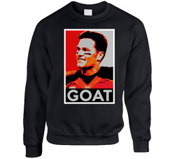 Tom Brady Goat Hope Poster Tampa Bay Football Fan Sweater Crewneck Sweatshirt