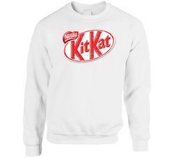 Kit Kat Chocolate Bar Cool Popular Candy Food Brand Logo Gift Sweater Crewneck Sweatshirt