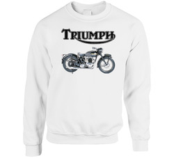 Triumph Motorcycle Biker Cool Classic Sweater Crewneck Sweatshirt