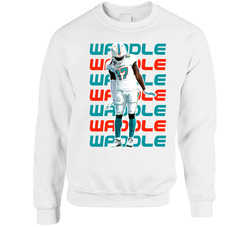 Jaylen Waddle Touch Down Celebration Sweater Crewneck Sweatshirt
