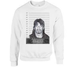 Eddie Guerrero Famous Sports Star Mugshot Police Department Sweater Crewneck Sweatshirt