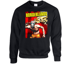Borderlands Action Rpg Shooter Video Game Sweater Crewneck Sweatshirt
