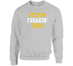 Stefon Freakin' Diggs Minnesota Football Player Cool Fan Sweater Crewneck Sweatshirt