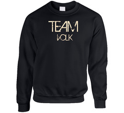 Team Sports Last First Name Volk Sweater Crewneck Sweatshirt