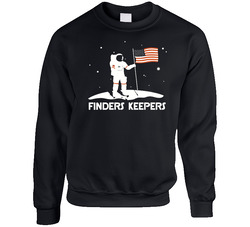 Finders Keepers Funny Moon America Sweater Crewneck Sweatshirt