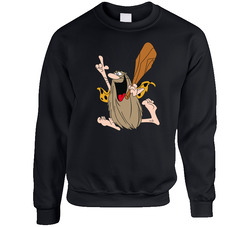 Captain Caveman Retro Cartoon Character Sweater Crewneck Sweatshirt