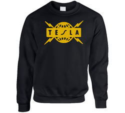 Tesla Music 80s Rock Band Sweater Crewneck Sweatshirt