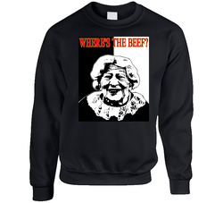 Wheres The Beef Lady Vintage Sweater Crewneck Sweatshirt