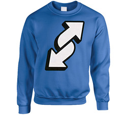 Uno Reverse Card Game Halloween Costume Sweater Crewneck Sweatshirt
