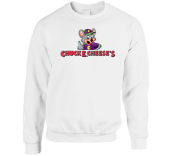 Chuck E Cheese Restaurant Playground Mascot Sweater Crewneck Sweatshirt