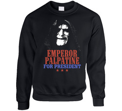 Emperor Palpatine Star Wars For President Ugly Movie Villain Fan Sweater Crewneck Sweatshirt