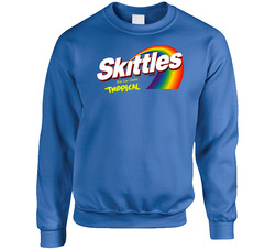 Skittles Tropical Candy Sweater Crewneck Sweatshirt