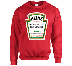 Heinz Ketchup Funny Sweater Crewneck Sweatshirt Heinz Ketchup Funny Sweater Crewneck Sweatshirt