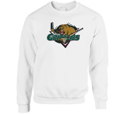 Utah Grizzlies International Hockey League Ihl Retro Sports Team Logo Sweater Crewneck Sweatshirt
