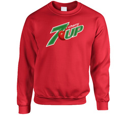 7 Up Cherry Best Soda Of All Time Soft Drink Lovers Sweater Crewneck Sweatshirt