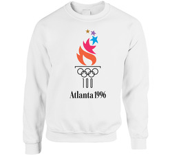 Atlanta Summer 1996 Olympics Retro Logo World Olympiad Event Sweater Crewneck Sweatshirt