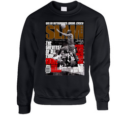 Michael Jordan Slam Dunk Magazine Cover Basketball Sweater Crewneck Sweatshirt