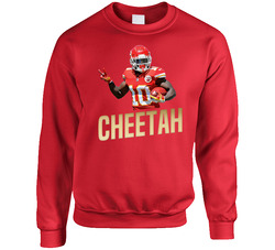 Tyreek Hill Cheetah San Francisco Football Sweater Crewneck Sweatshirt
