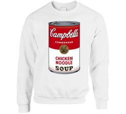 Campbell's Chicken Noodle Soup Label Can Sweater Crewneck Sweatshirt