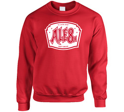 Ale 8 One Popular Ginger Citrus Flavored Soft Drink Sweater Crewneck Sweatshirt