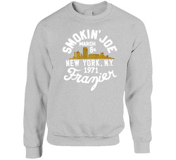 Smokin' Joe Frazier New York 1971 Boxing Fan Sweater Crewneck Sweatshirt