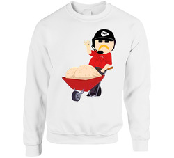 Andy Reid Big Balls Kansas City Football South Park Mashup Sweater Crewneck Sweatshirt