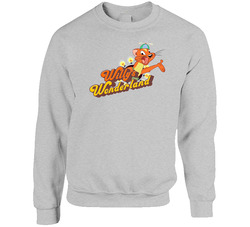 Willys Wonderland Movie Logo Nicholas Cage Black Ringer Sweater Crewneck Sweatshirt