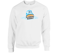 Scrubbing Bubbles Soap Cleaning Product Mascot Sweater Crewneck Sweatshirt