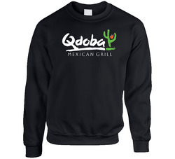 Qdoba Mexican Grill Food Restaurant Sweater Crewneck Sweatshirt