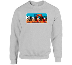 Utah Custom City License Plate Customizable Sweater Crewneck Sweatshirt