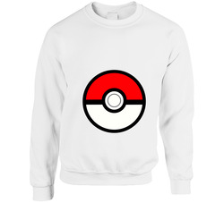 Pokeball Pregnancy Halloween Costume Sweater Crewneck Sweatshirt