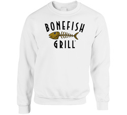Bonefish Grill Favourite Food Sweater Crewneck Sweatshirt