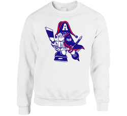 Milwaukee Admirals International Hockey League Ihl Retro Sports Team Logo Sweater Crewneck Sweatshirt