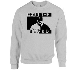 Brian Wilson Fear The Beard Baseball Sweater Crewneck Sweatshirt
