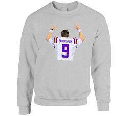 Joe Burrow Burreaux Quarterback Lsu Football Fan Sweater Crewneck Sweatshirt