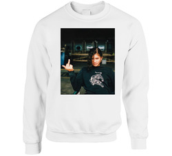 Zendaya Middle Finger O V O Wore It T Sweater Crewneck Sweatshirt