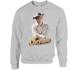 Cheyenne Retro 50s Tv Show Poster Vintage Unisex Sweater Crewneck Sweatshirt