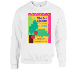 Chicka Chicka Boom Boom Classic Children's Storybook Cover Sweater Crewneck Sweatshirt