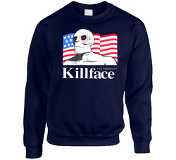 Frisky Dingo Killface For President Sweater Crewneck Sweatshirt
