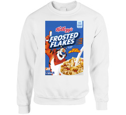 Frosted Flakes Box Greatest Cereal Of All Time Breakfast Fan Foodie Sweater Crewneck Sweatshirt