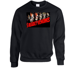 The 5 Deadly Venoms Five Martial Arts Movie Sweater Crewneck Sweatshirt