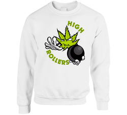 High Rollers Bowling Team Sweater Crewneck Sweatshirt