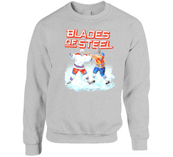 Blades Of Steel Hockey Video Game Nes Sweater Crewneck Sweatshirt
