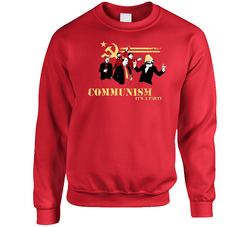 Communism It's A Party Sweater Crewneck Sweatshirt