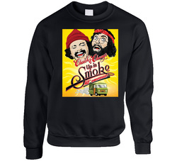 Cheech And Chong Up In Smoke 40th Anniversary Stoner Movie Sweater Crewneck Sweatshirt
