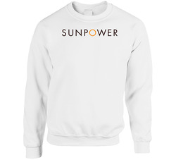 Sunpower Corporation Nasdaq Company Logo Employee Fan Sweater Crewneck Sweatshirt