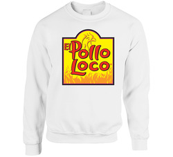 El Pollo Loco Mexican Grill Food Restaurant Logo Sweater Crewneck Sweatshirt