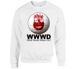Wilson Castaway Volleyball Funny Sweater Crewneck Sweatshirt